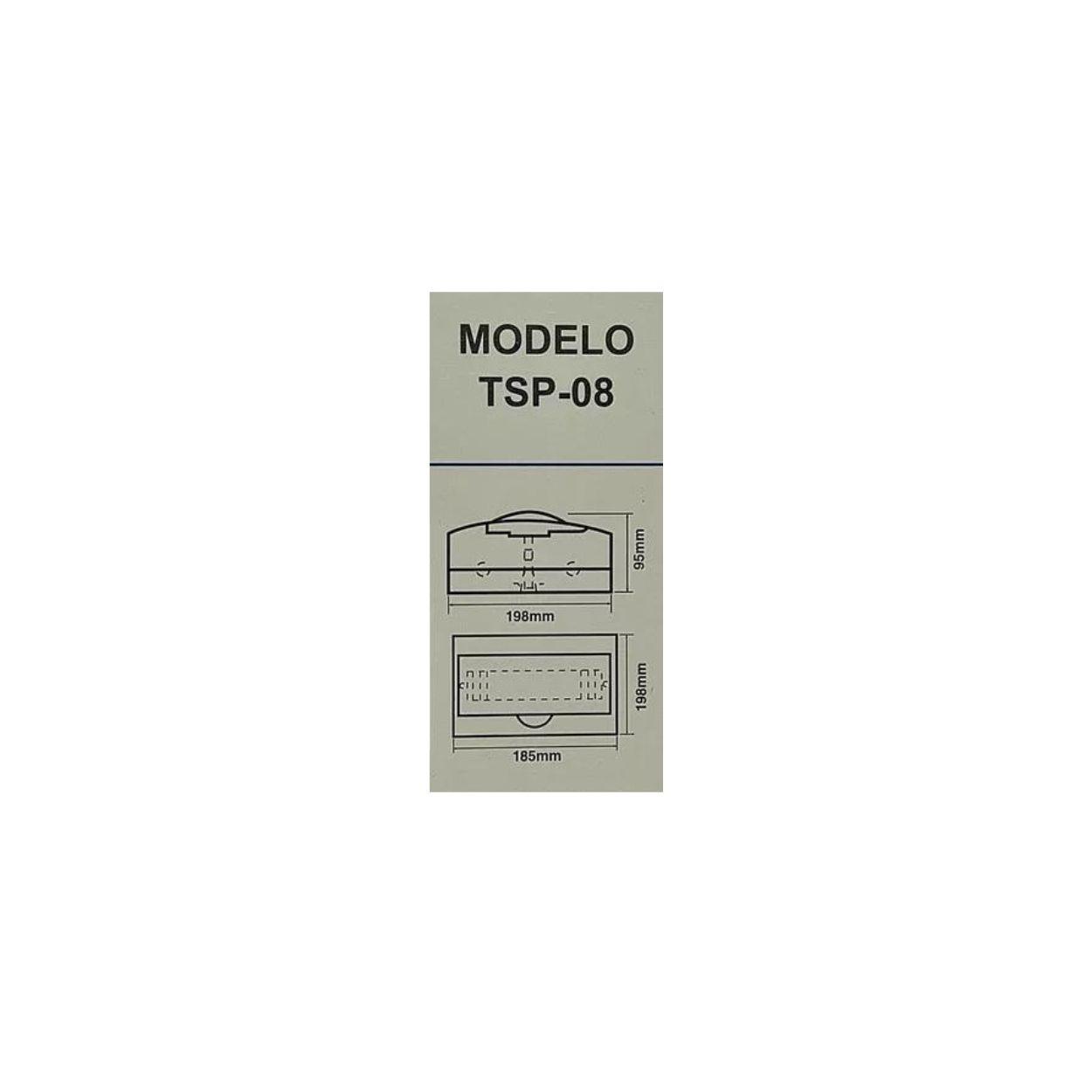 Tablero Sobrepuesto Caja Ip40 8 Circuitos T4 Sec-5