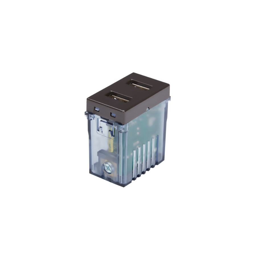 Toma Modulo Doble Usb 100-240v 5v Stanford Café-0