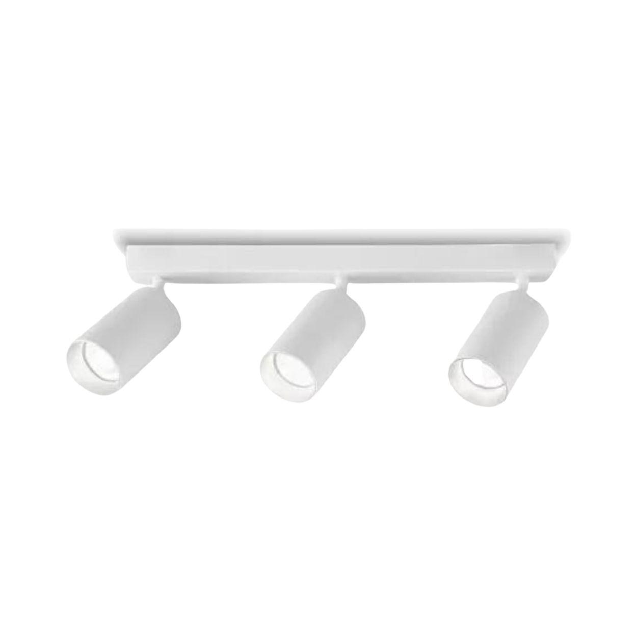 Aplique Blanco Triple Porta Ampolleta Dicroica Dirigible v-0