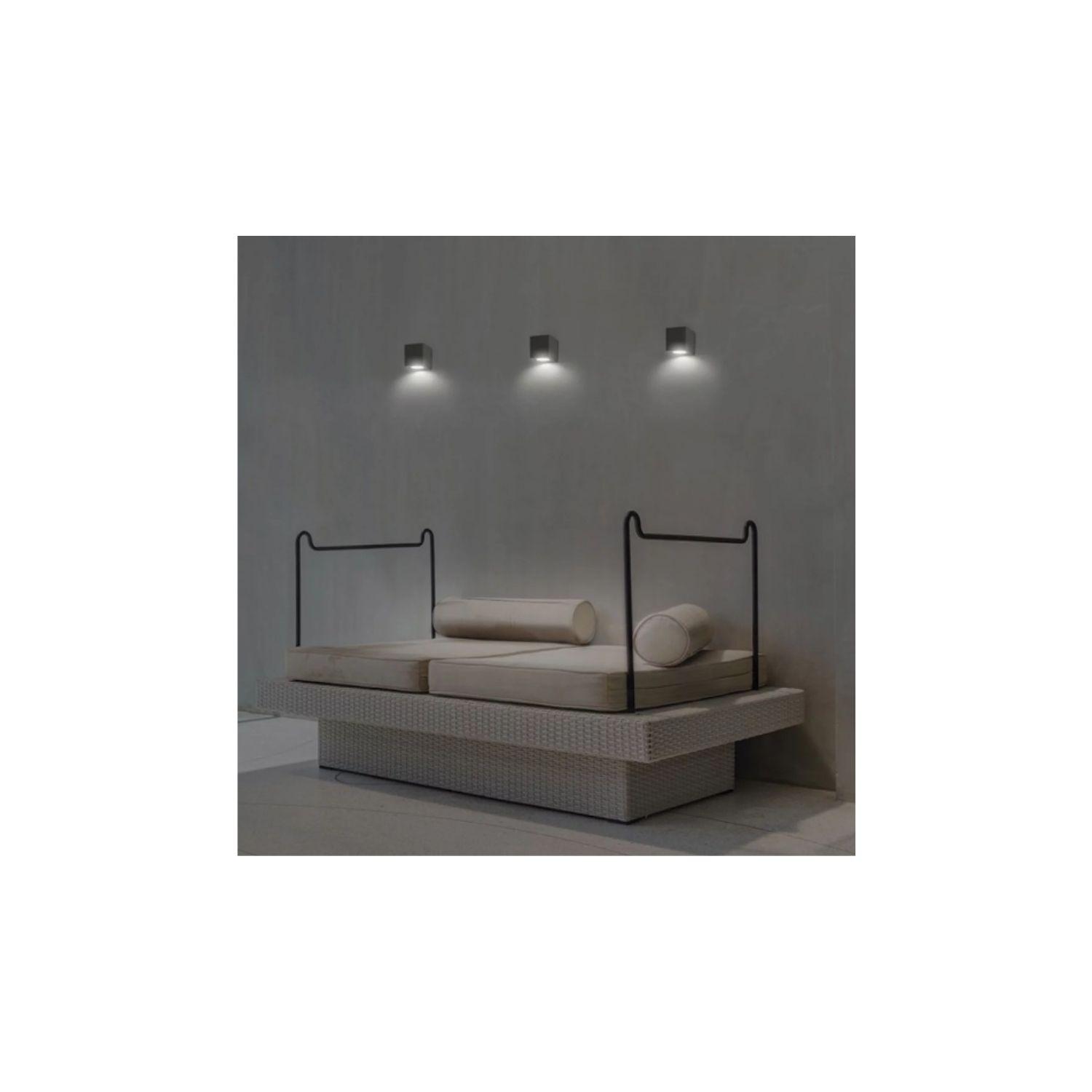 PACK 2 APLIQUE LED KAPELLE IP54 SIMPLE GU10 KONNERGIE DEUS-2