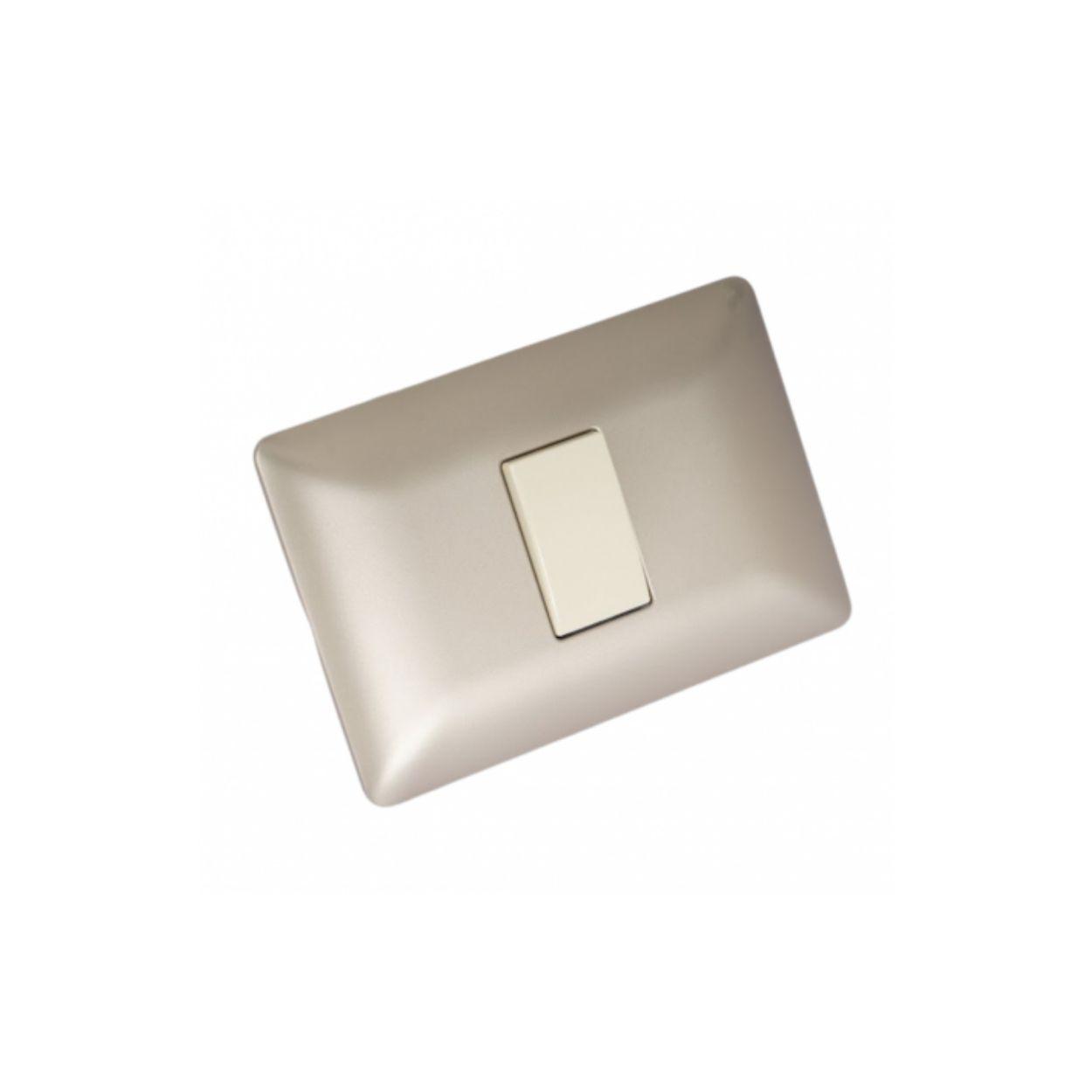 Interruptor Simple Champagne 220v Sec Encendido Apagado Deco-2