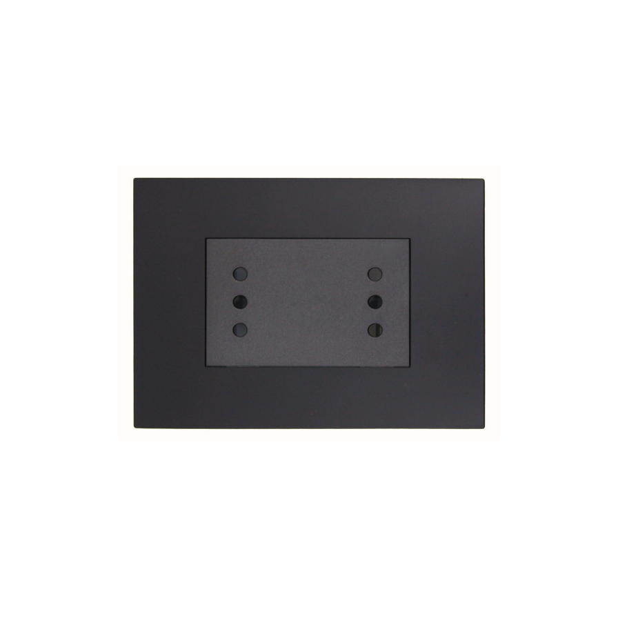 Enchufe Duplex Tomacorriente Doble 10a 250v Certificado Sec Stanford Grafito-0