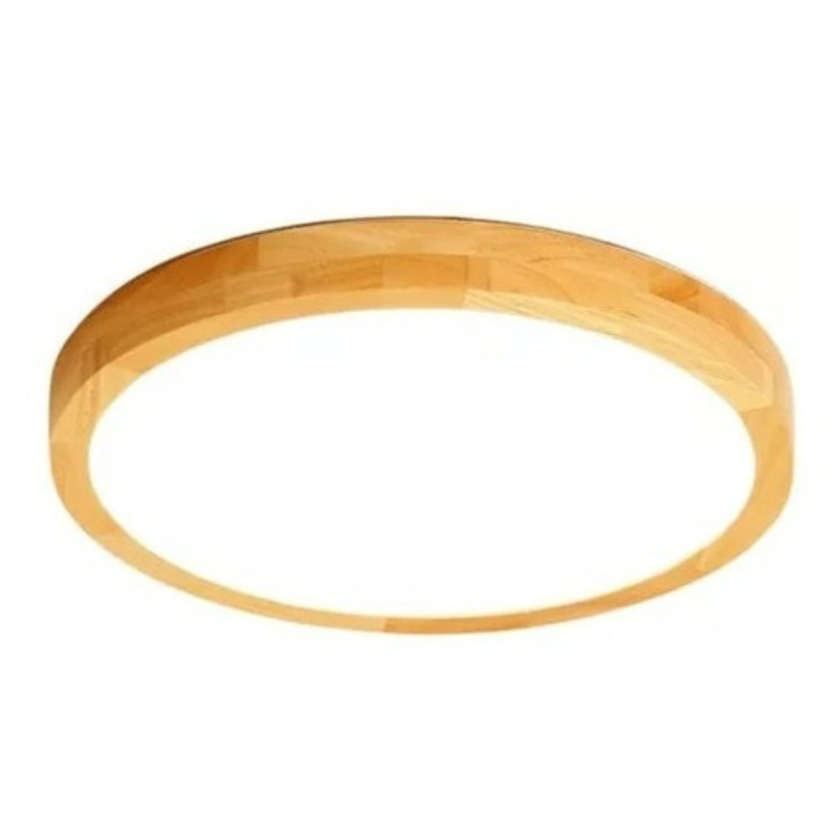 Panel Plafón Led Borde Madera Sobrepuesto Cuadrado  30cm 36w-0