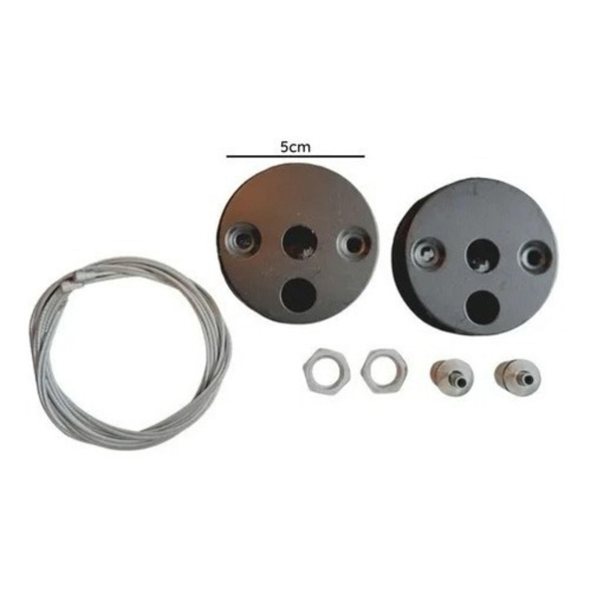 Lampara Led Lineal Colgante Negro 20w Decorativo Empavonado-3