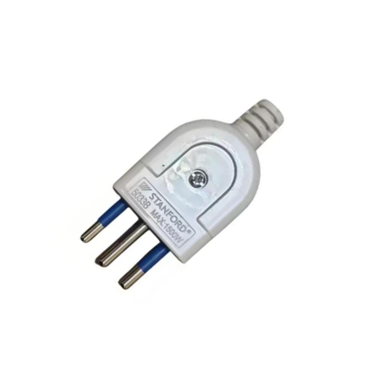 Enchufe Macho Volante 2p  /  T 10a 1500w 250v Certificado-1