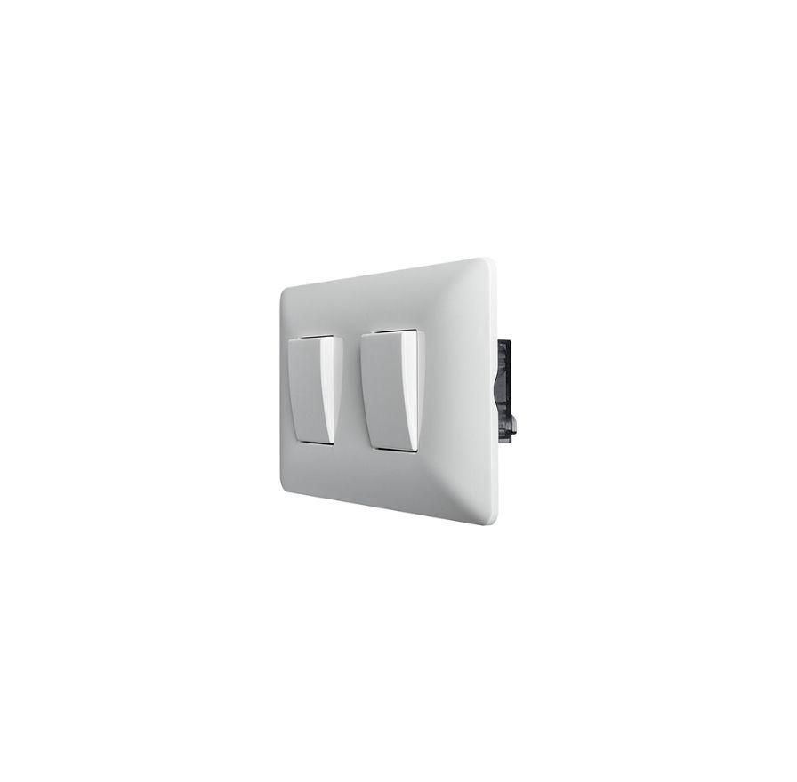 Interruptor Doble 220v Encendido Apagado Certificado Stanford Sec Blanco-3
