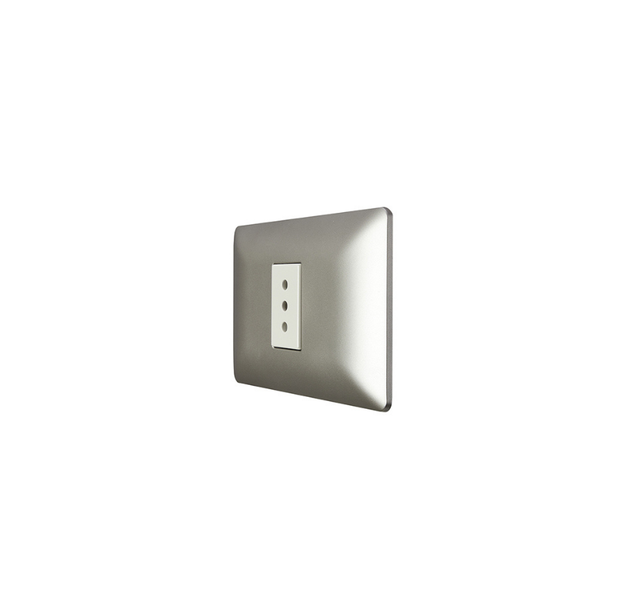 Enchufe Tomacorriente Pared Simple Certificado Sec Stanford Champagne-2