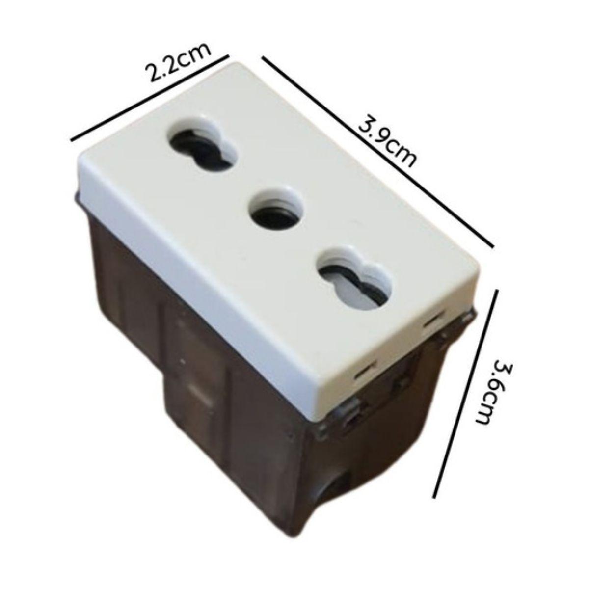 Modulo Enchufe Tomacorriente 10/16 10a 250v Sec-2