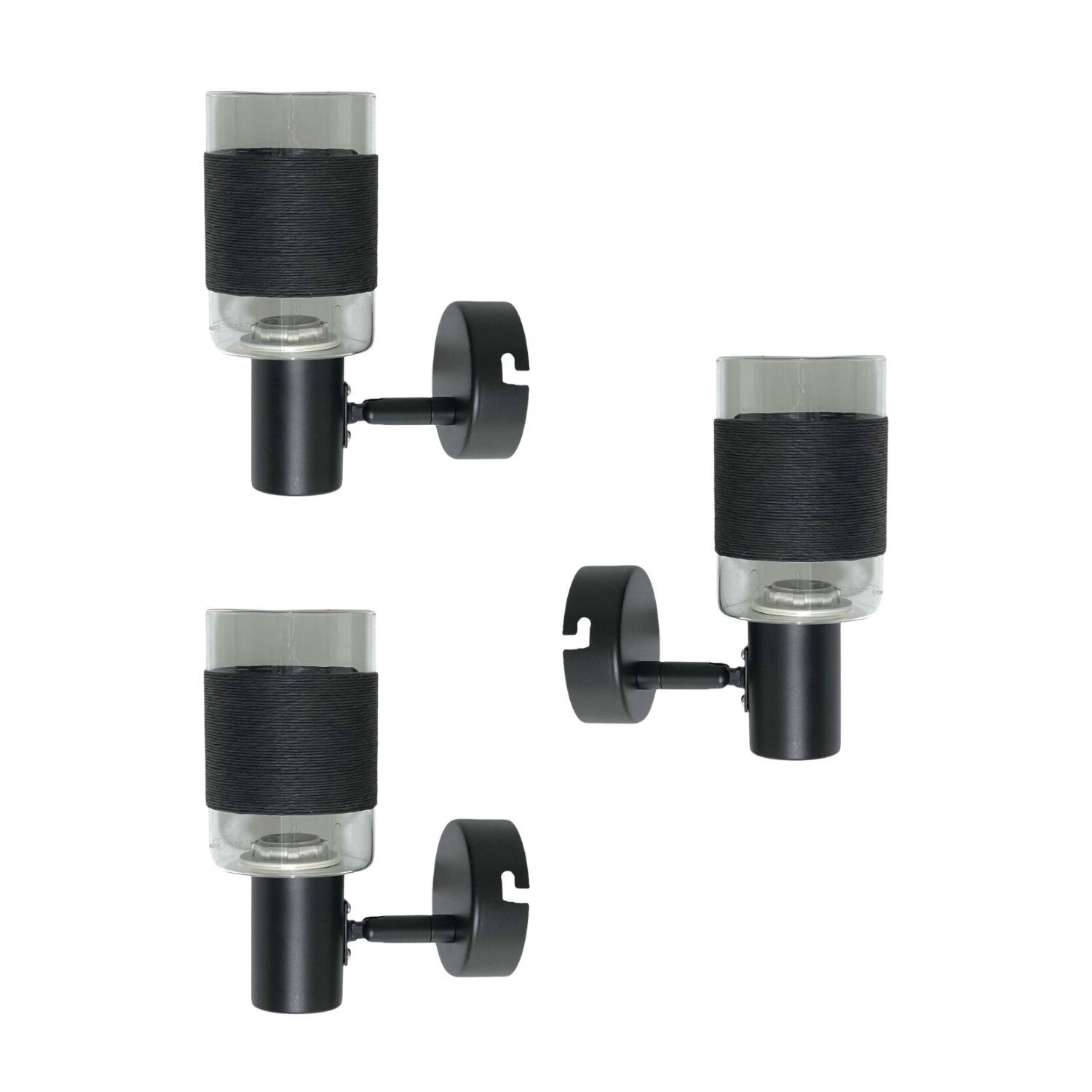PACK 3 APLIQUE SIMPLE PORTA E14 LED ZAURAK KONNERGIE DEUS-0