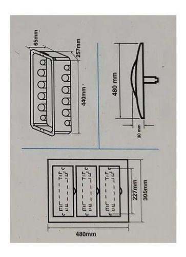 Tablero Embutido 36 Circuitos Certificado Sec Ip40 T8 / 4 (x3)-4