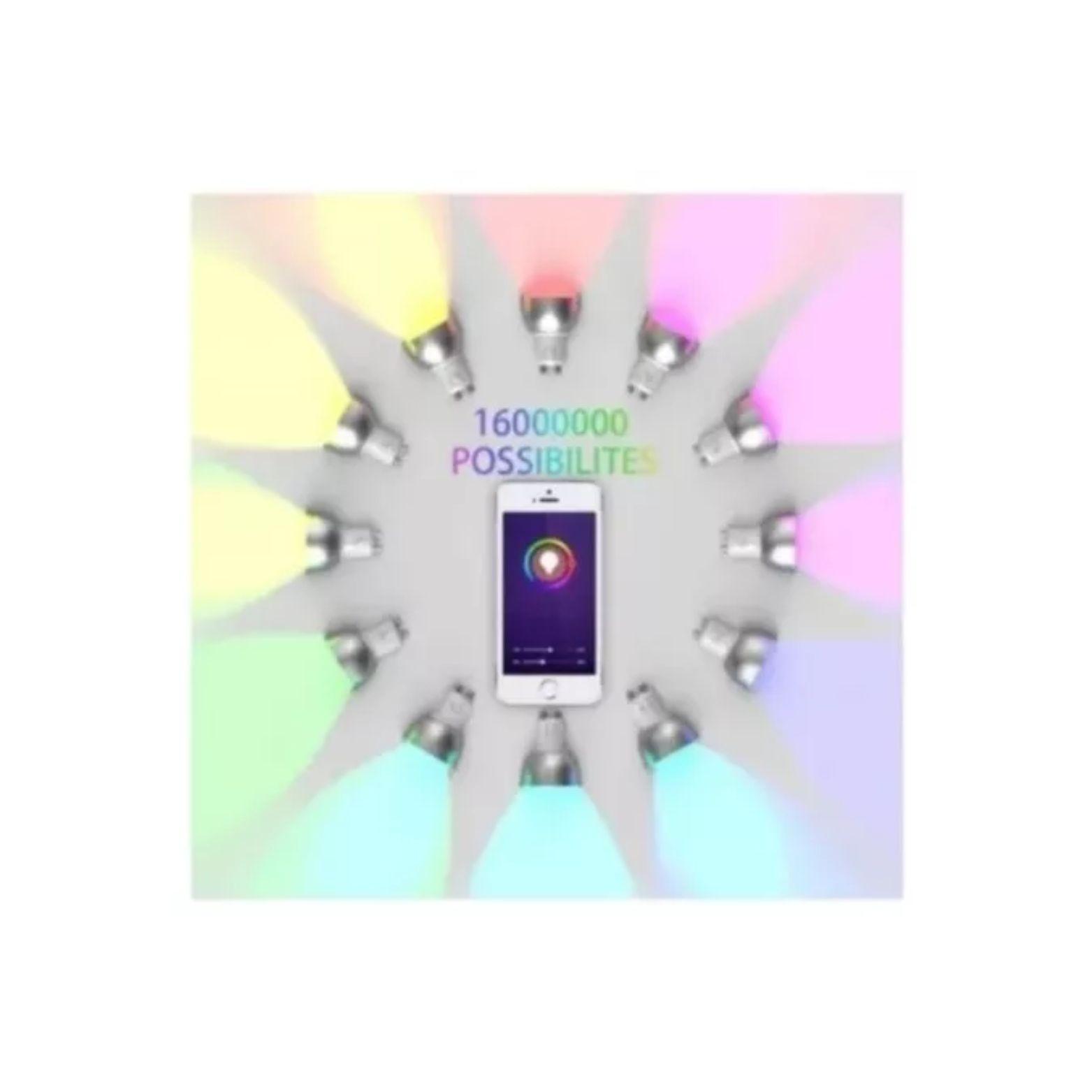 Ampolleta Smart Wifi Inteligente Dicroico Gu10 Google Alexa-4
