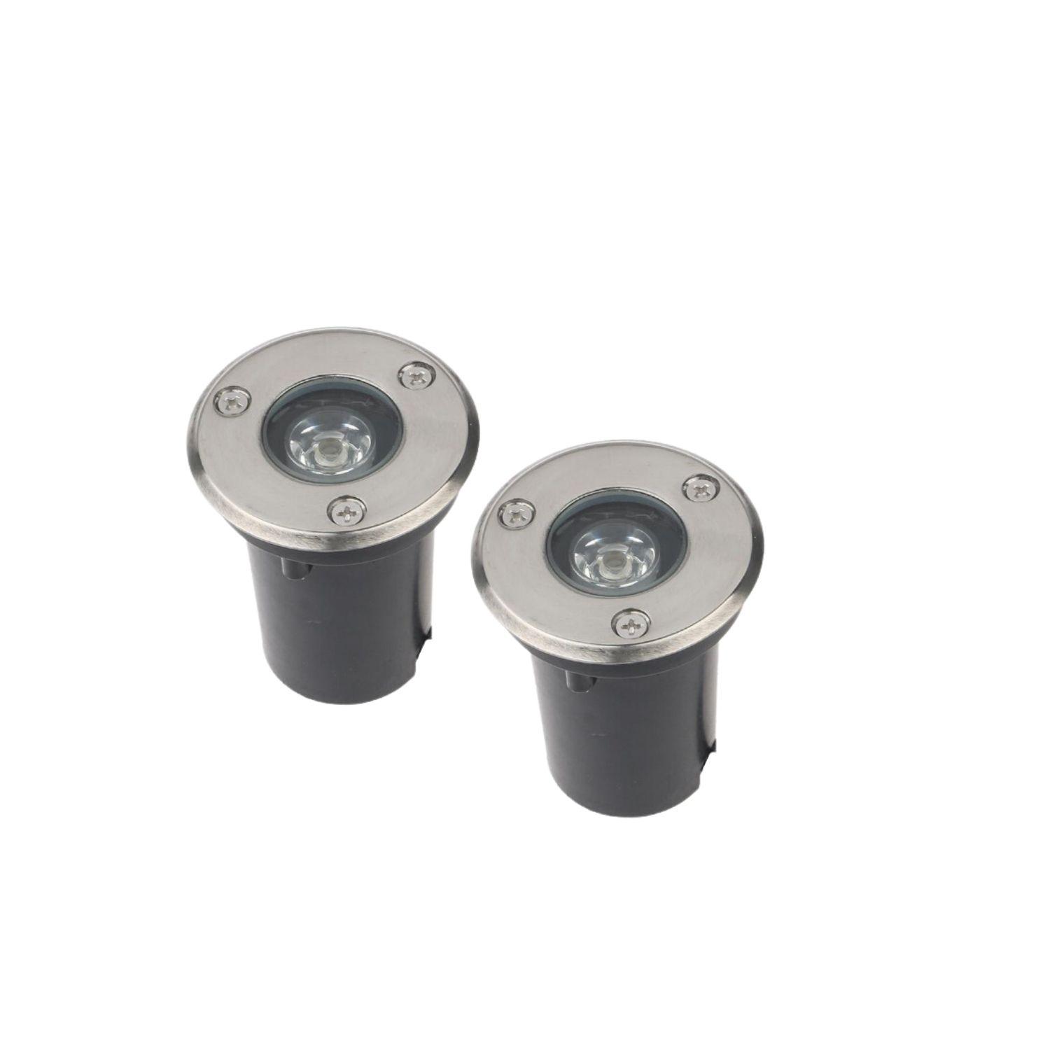 PACK 2 FOCO PISO 1W 3000K IP67 PHACT KONNERGIE DEUS-0