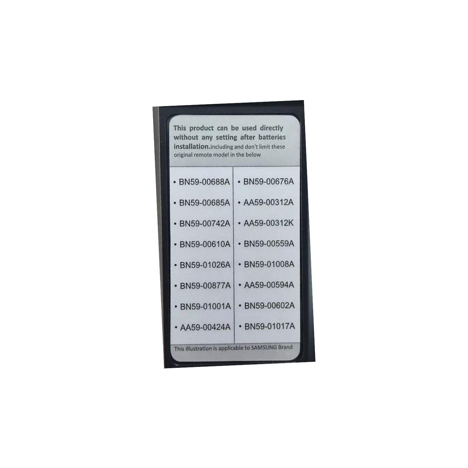 Control Remoto Compatible Televisor Samsung Smart Tv + Pilas-3