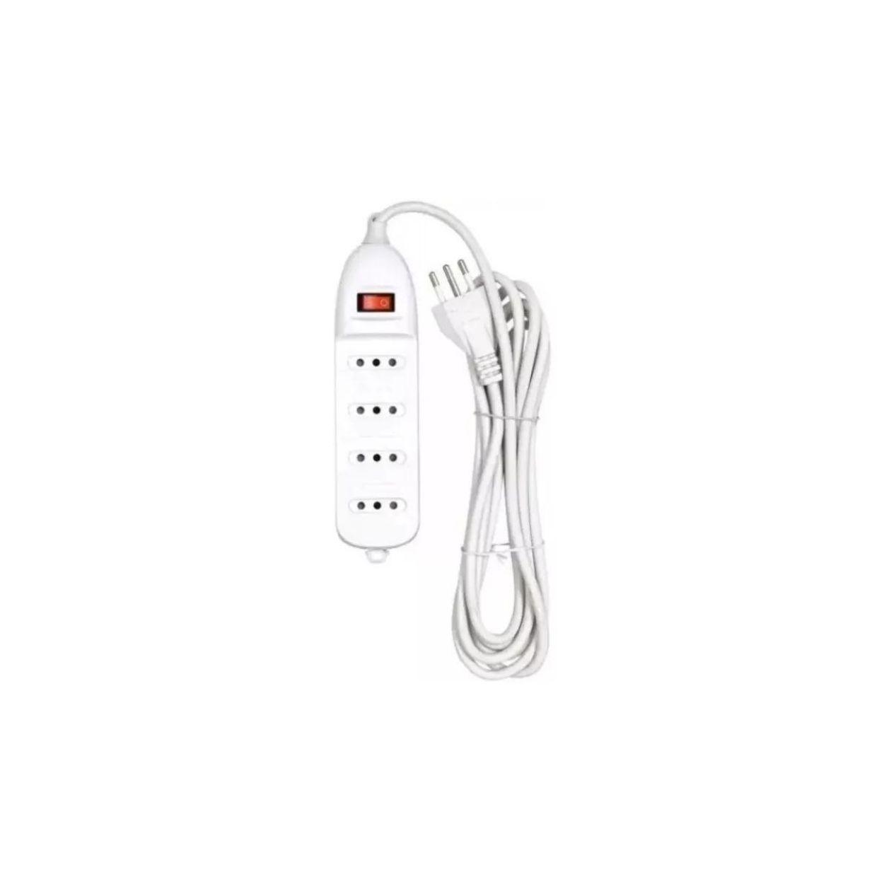 Alargador Eléctrico Zapatilla 4 Posiciones 5m Sec-3
