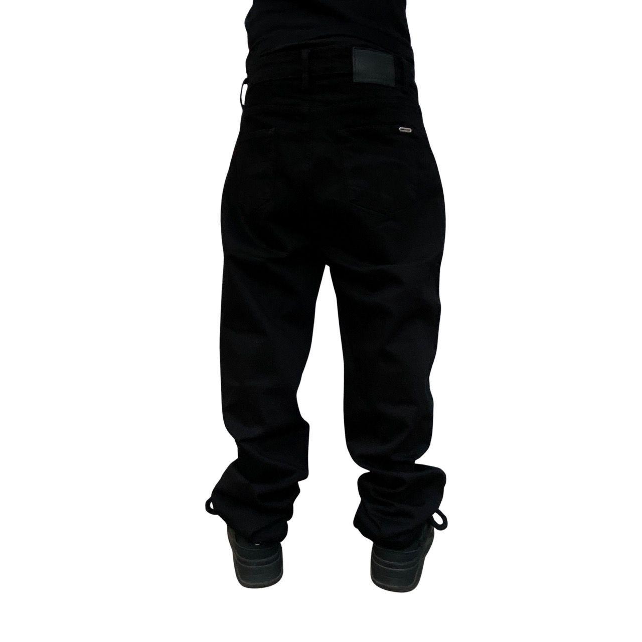 Jeans Negro Con Brillos De Hombre-3