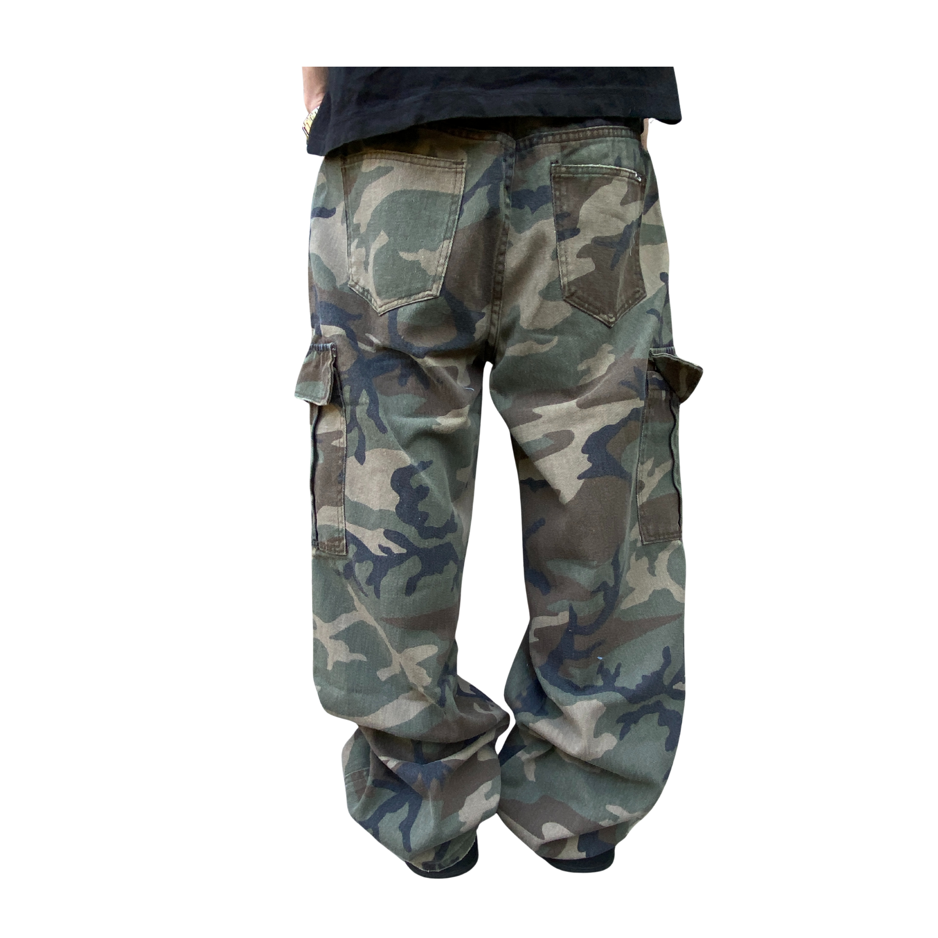 Jeans Cargo Baggy Militar Hombre-2