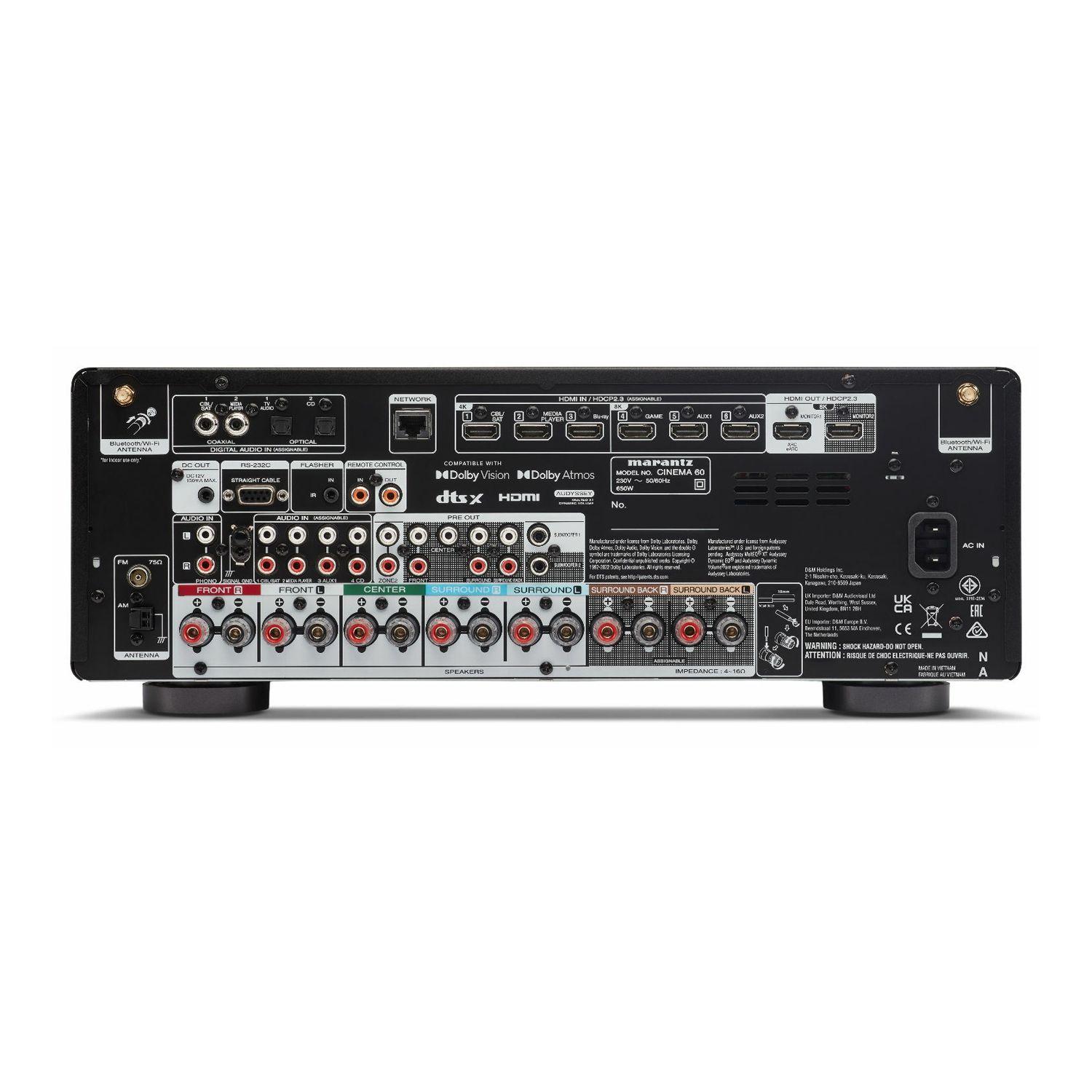 Receiver AV 7.2 Con Streamer Marantz CINEMA 60-2