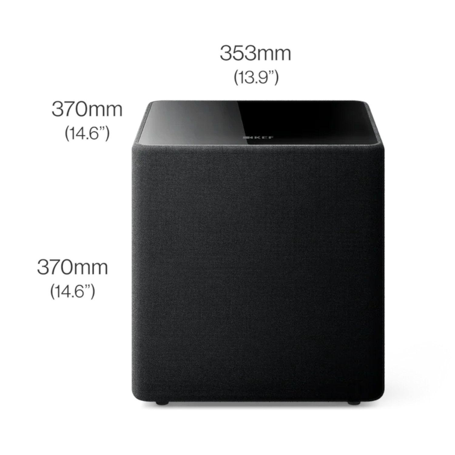 Subwoofer Activo KEF De 10 Pulgadas KUBE10MIEBK-5