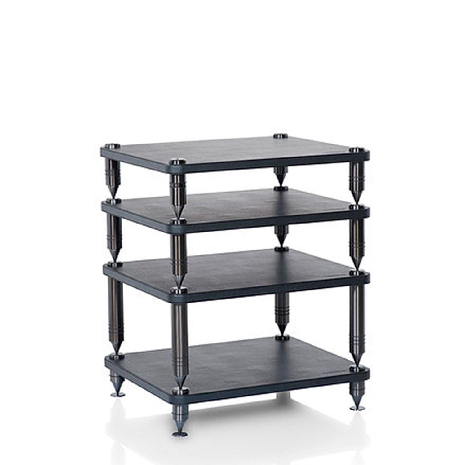 Repisa Para Equipo En Cuero Norstone (Negro) COMO2BK-4