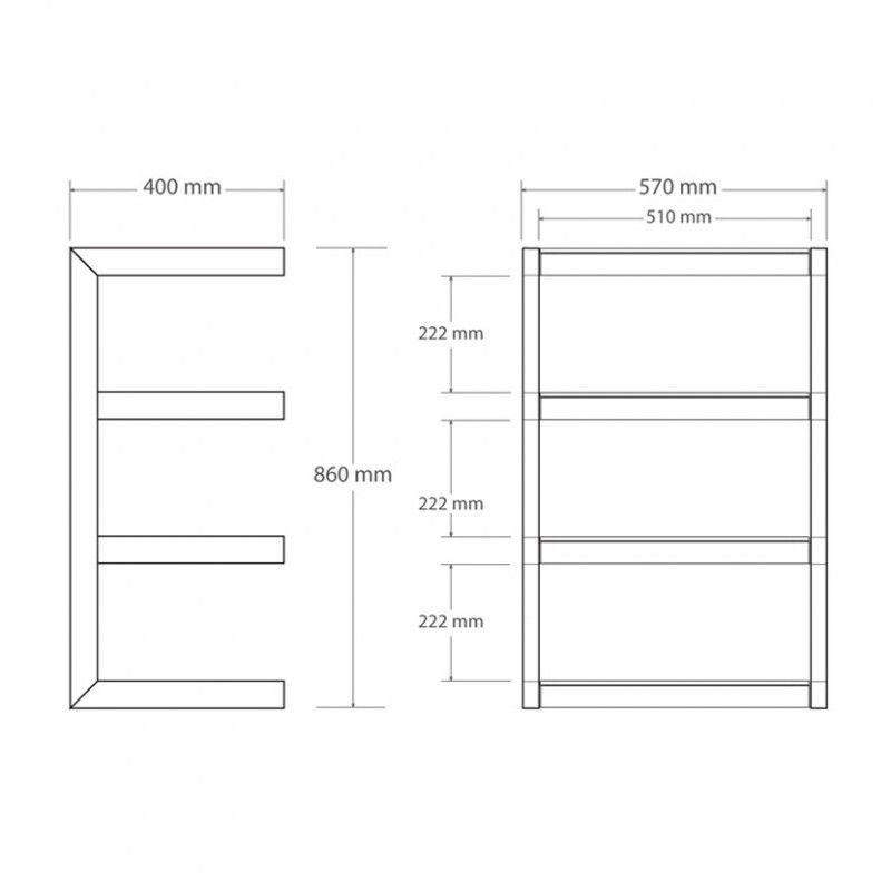Rack para Equipos Hi-Fi Norstone ESSE HIFI-3