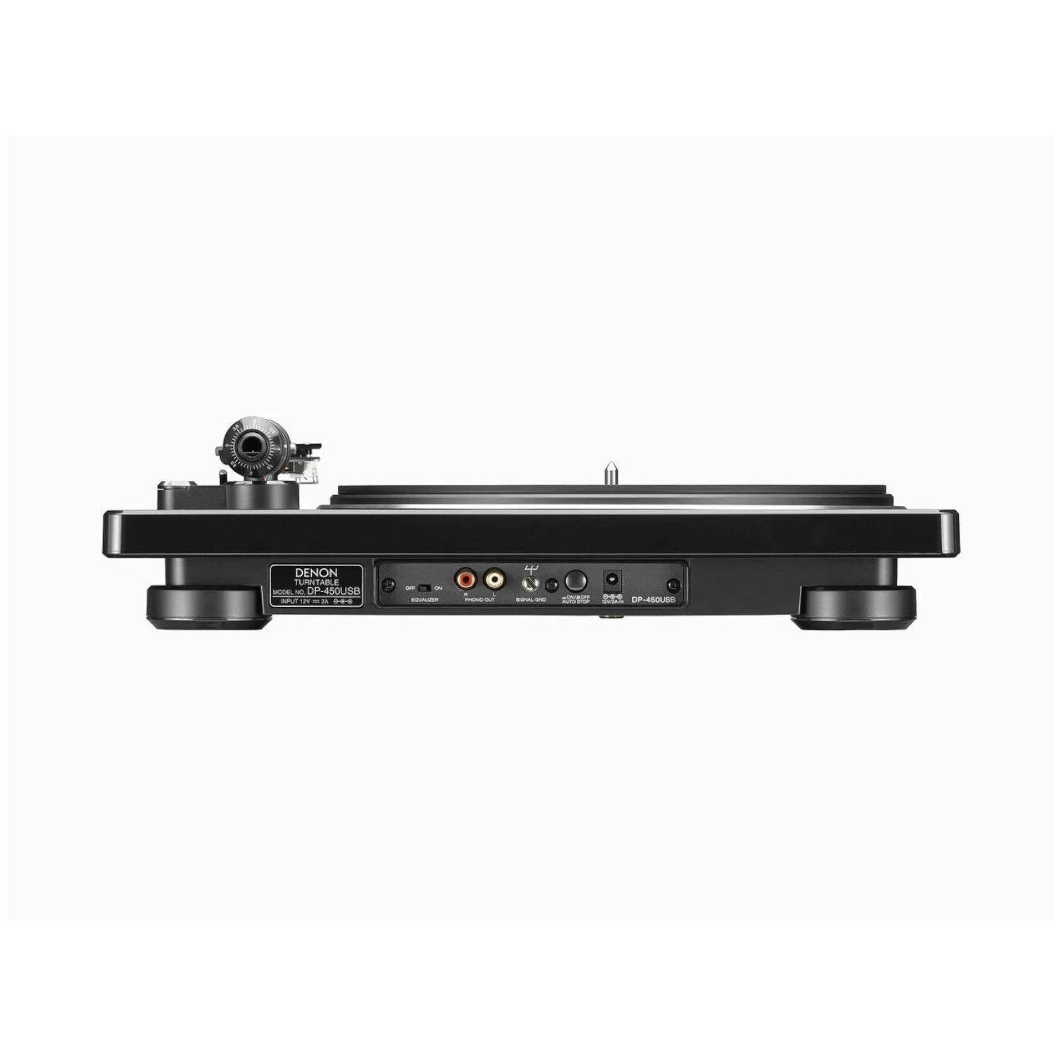 TORNAMESA DENON CON PREAMPLIFICADOR Y USB DP-450USB-3