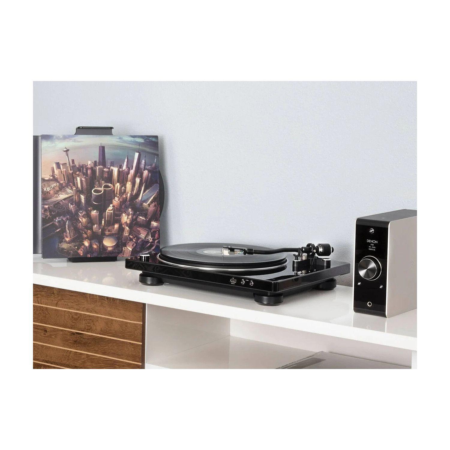 TORNAMESA DENON CON PREAMPLIFICADOR Y USB DP-450USB-8