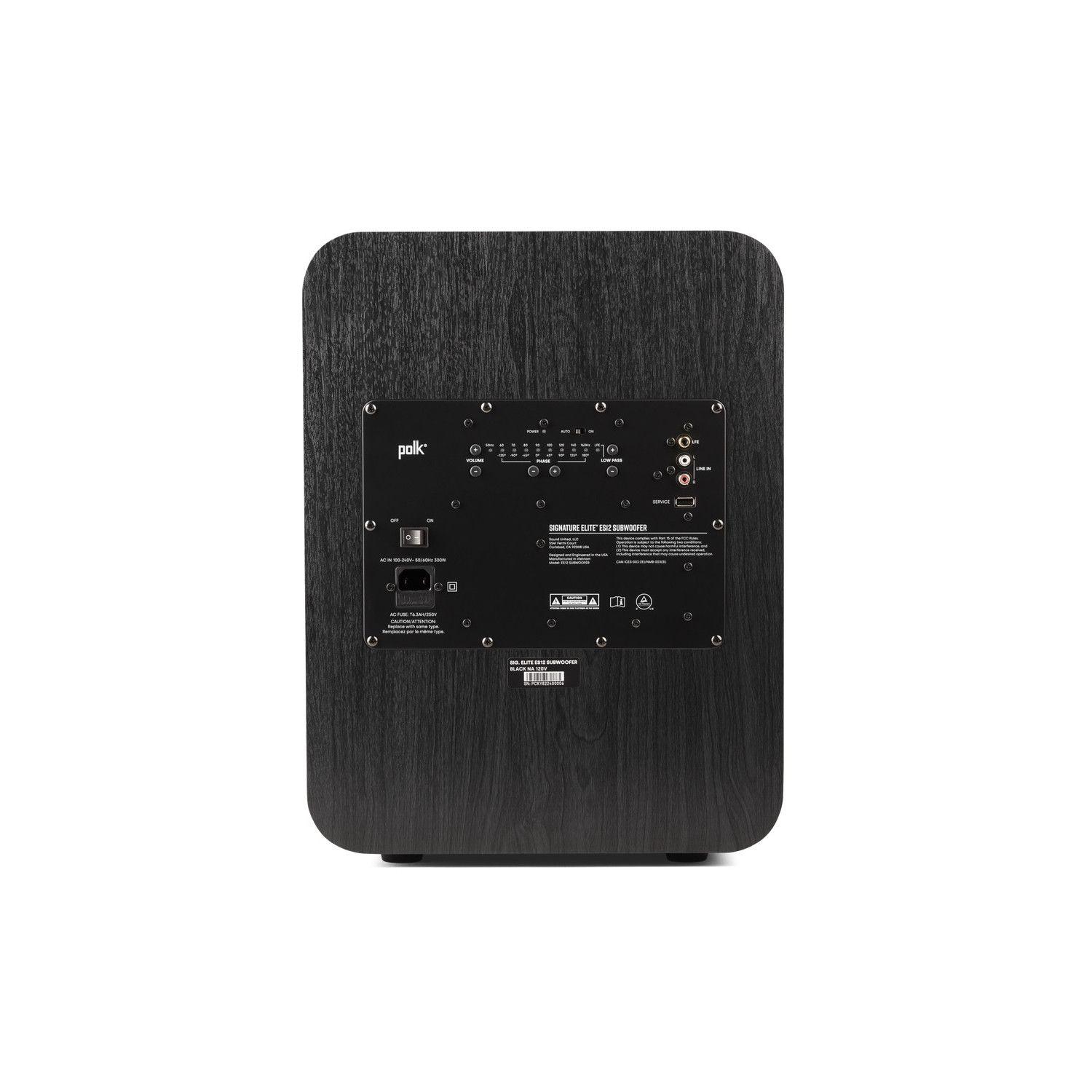 SUBWOOFER ACTIVO POLKAUDIO ES12SUB-2