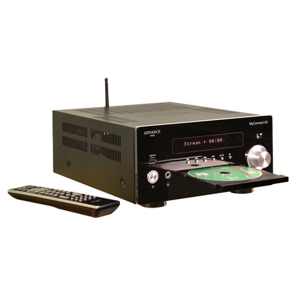 Receiver Stereo con Streamer y CD Advance Myconnect 60-2