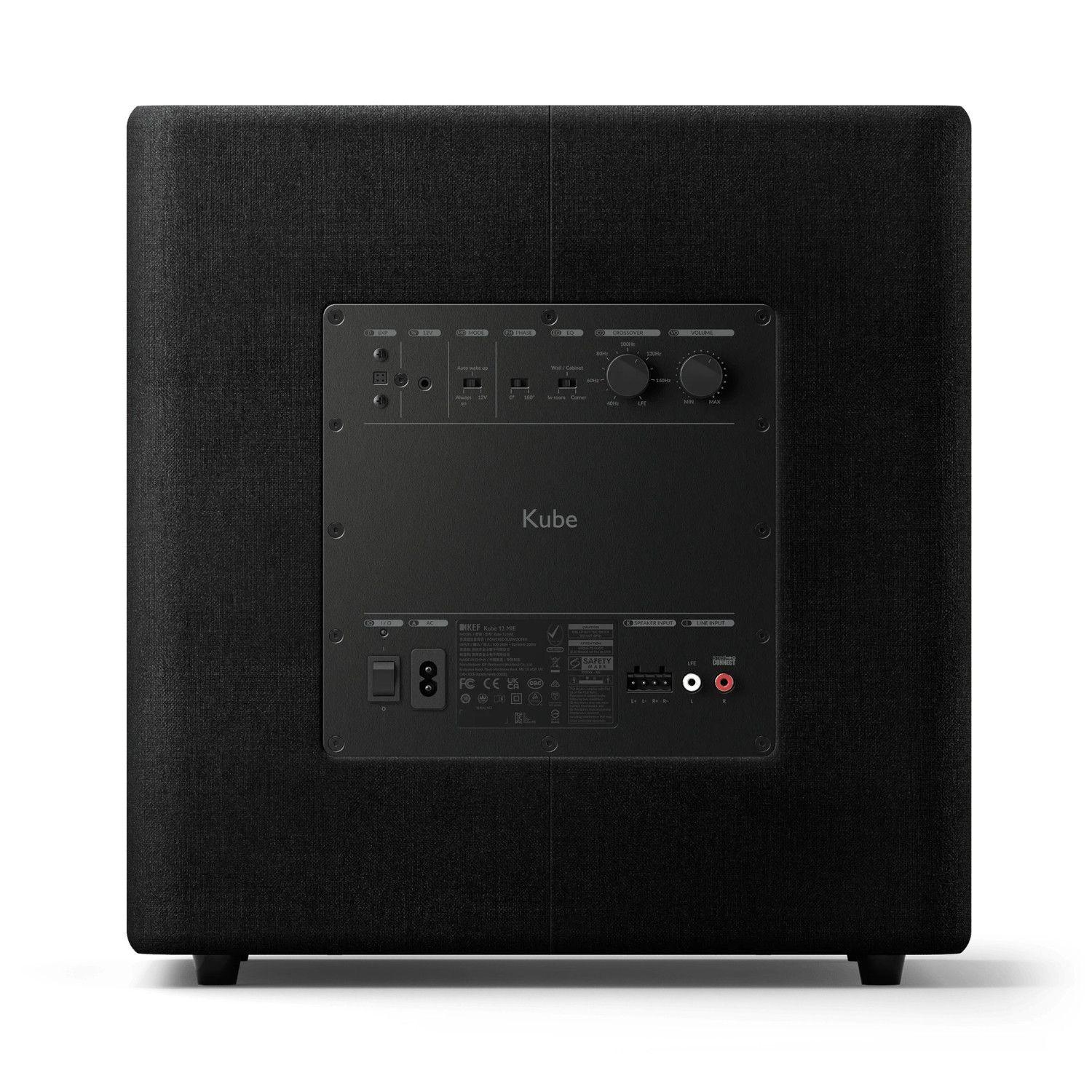 SUBWOOFER ACTIVO KEF DE 12" KUBE12MIEBK-2