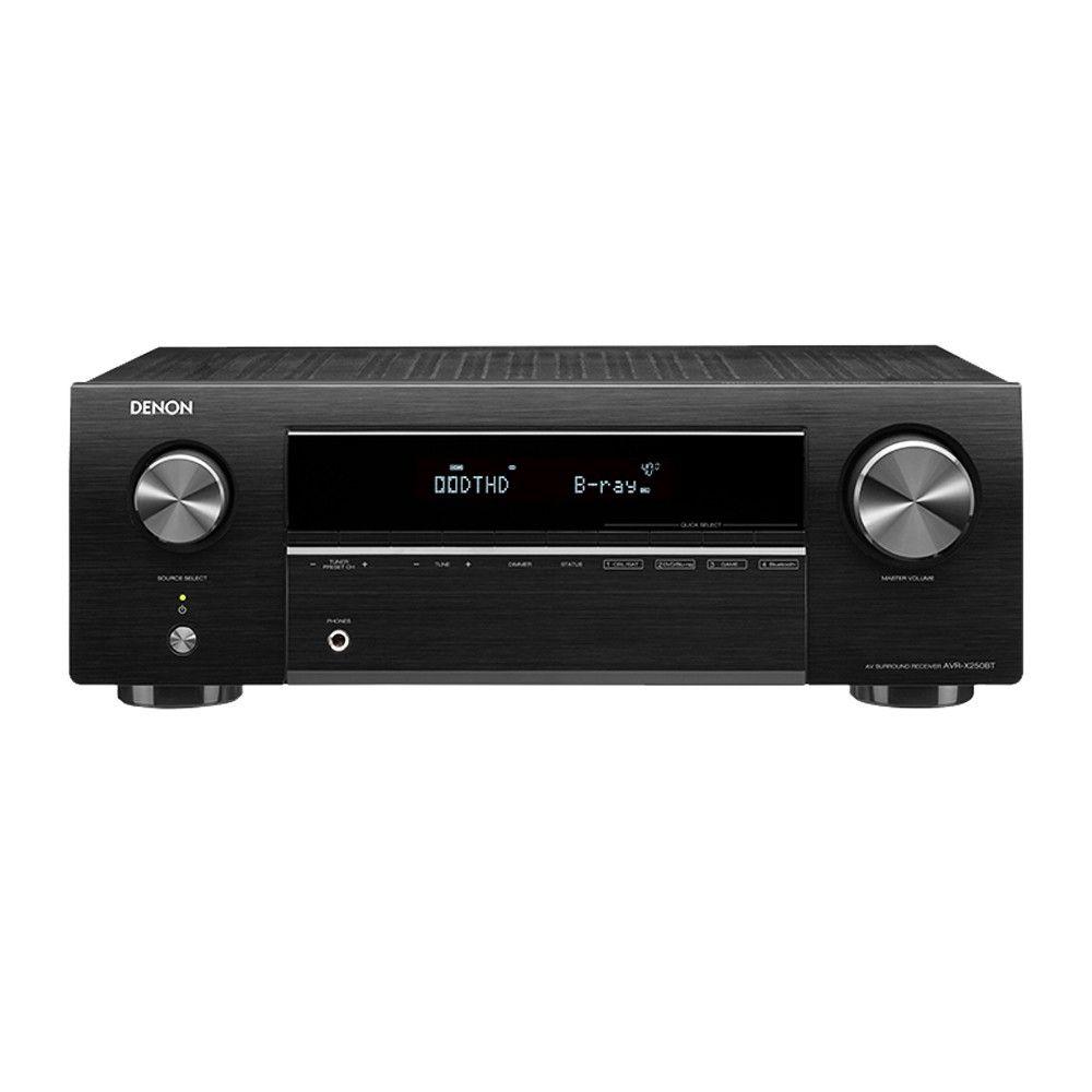 Receiver AV 5.1 CH 4K Denon AVR-X250Bt-0