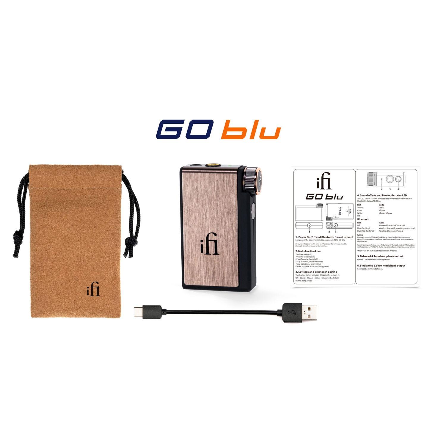 Amplificador de Audífonos Portátil Bluetooth DAC IFI GO blu-2