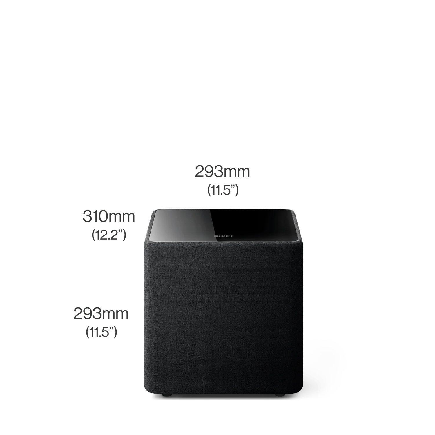 Subwoofer Activo KEF De 8 Pulgadas KUBE8MIEBK-4