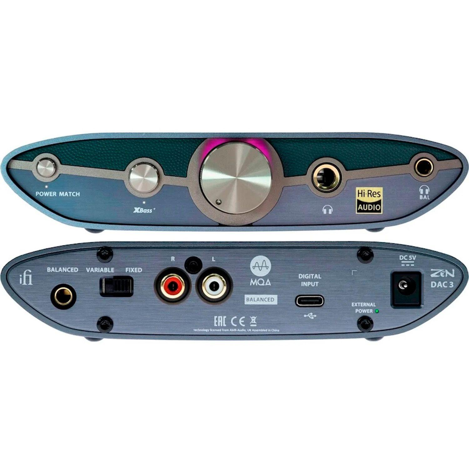 Amplificador de Audífonos Portátil DAC IFI Zen DAC V3-4