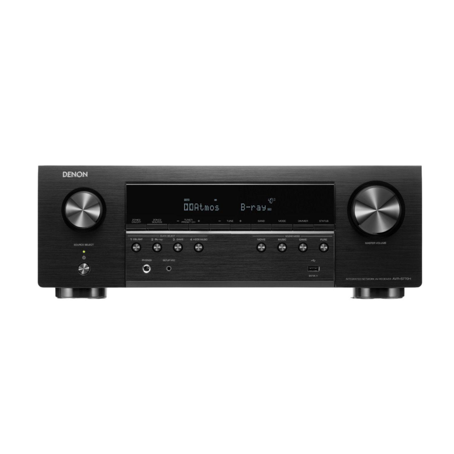 Receiver AV 7.2ch 8k DENON AVRS770HBK-2