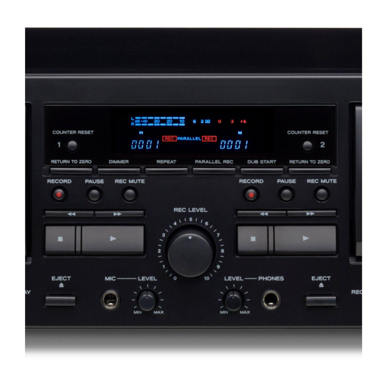 Deck Cassette doble con USB-B TEAC W-1200-2