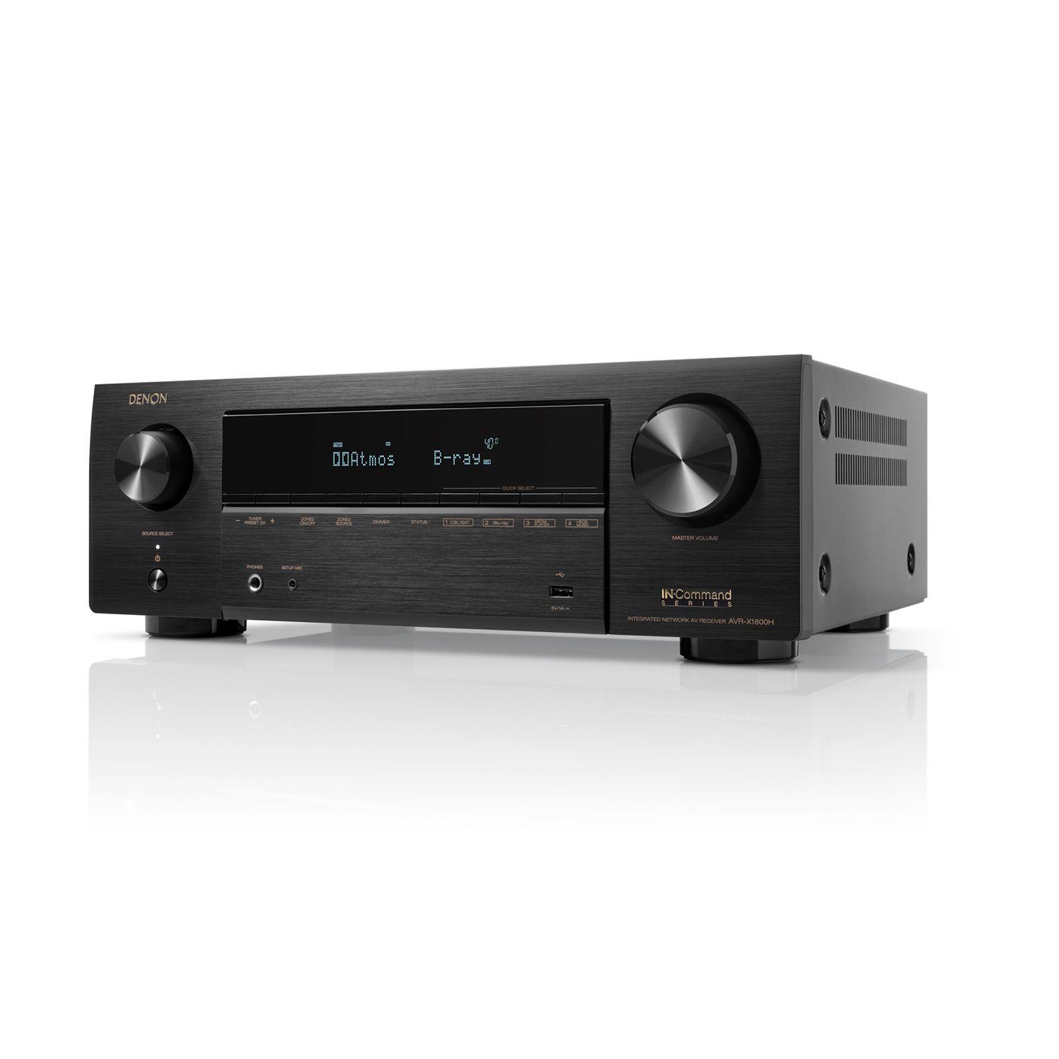 Receiver AV 7.2 CH 8K Denon AVR-X1800HBK-3