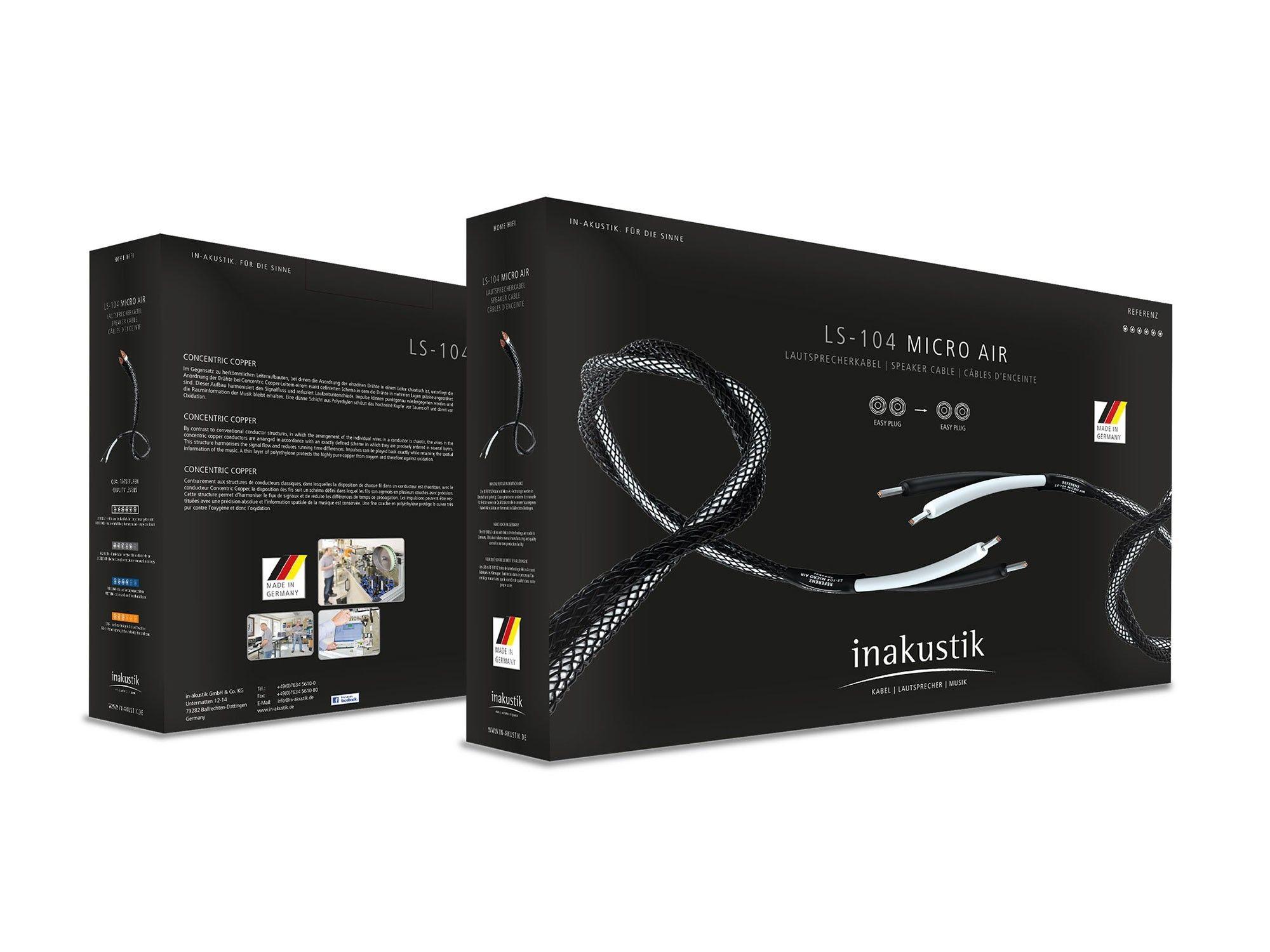 Cable de Parlante Referenz Ls-104 Micro Air Inakustik Spade-2