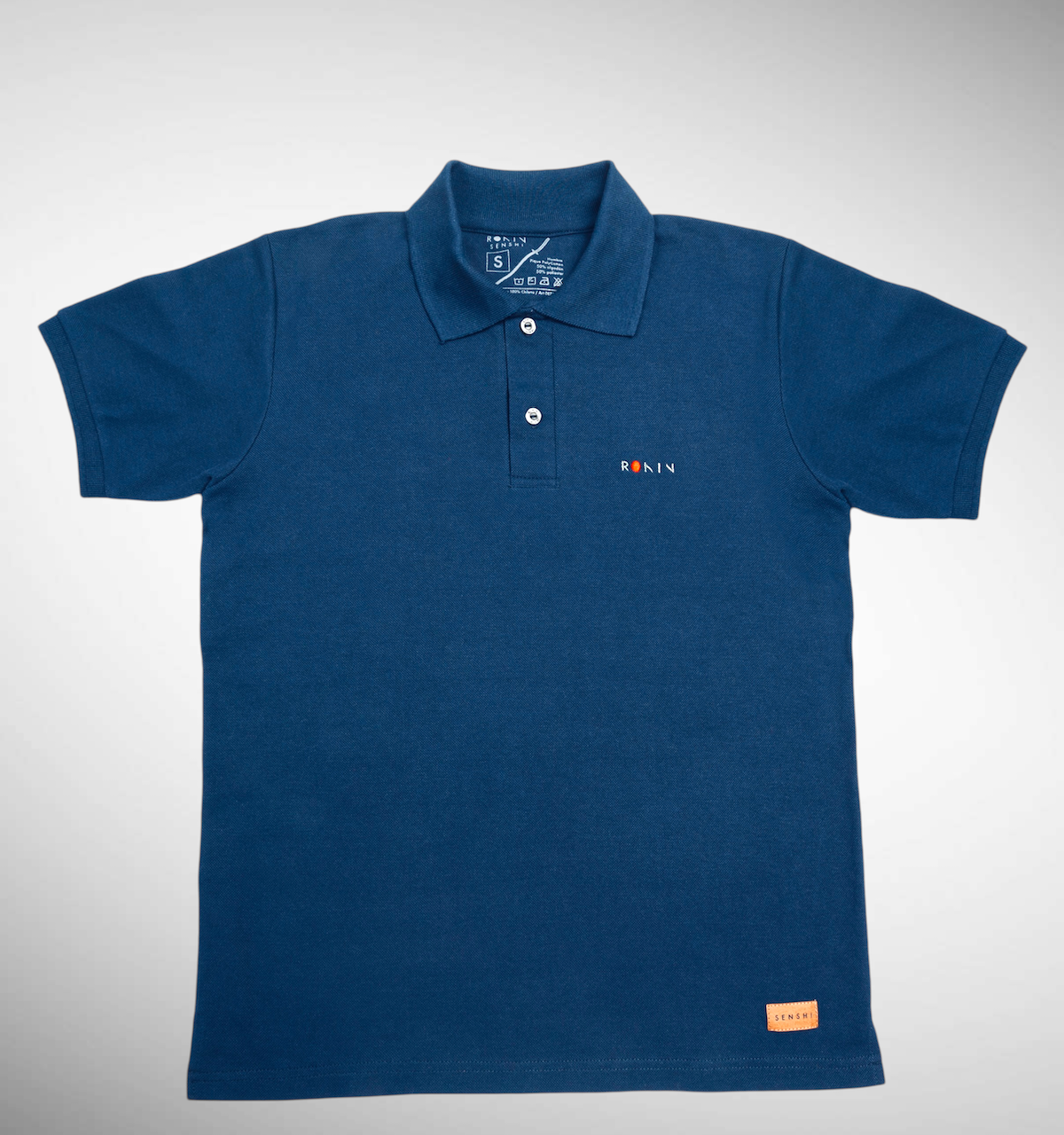 POLERA PIQUE HOMBRE AZUL FRANC -LISO-2