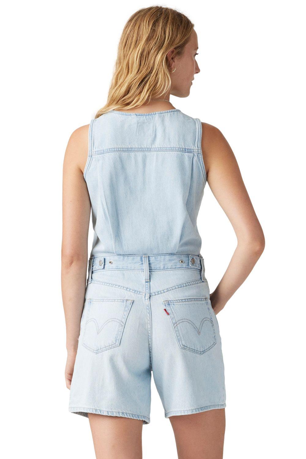 Enterito Mujer Vest Romper Celeste Levis 001WM-0000-1