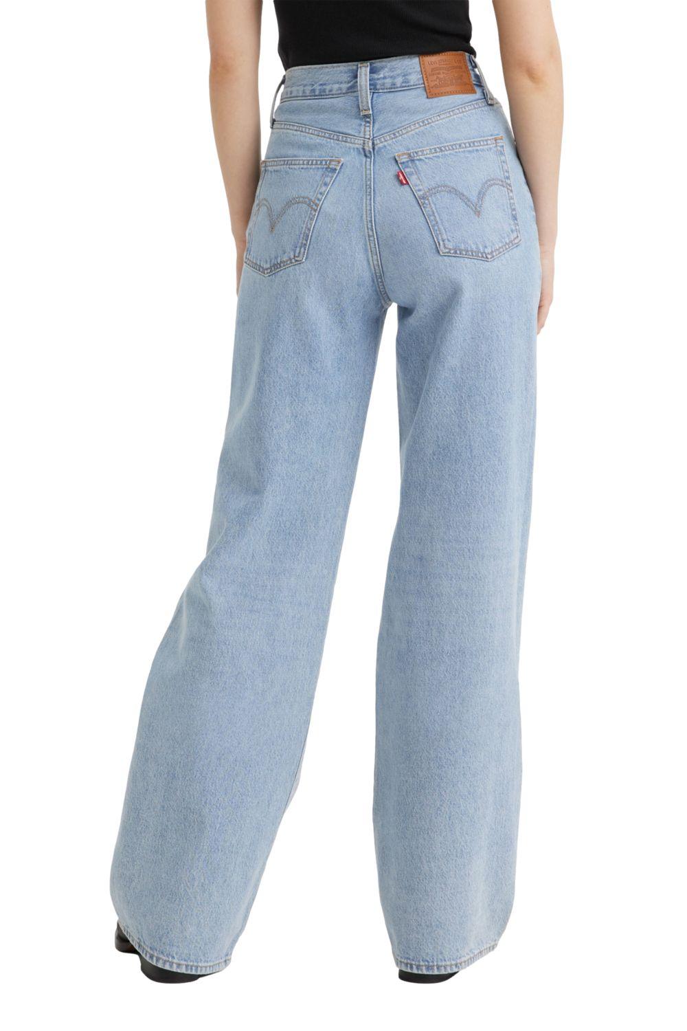 Jeans Mujer Ribcage Wide Leg Azul Levis A6081-0002-2