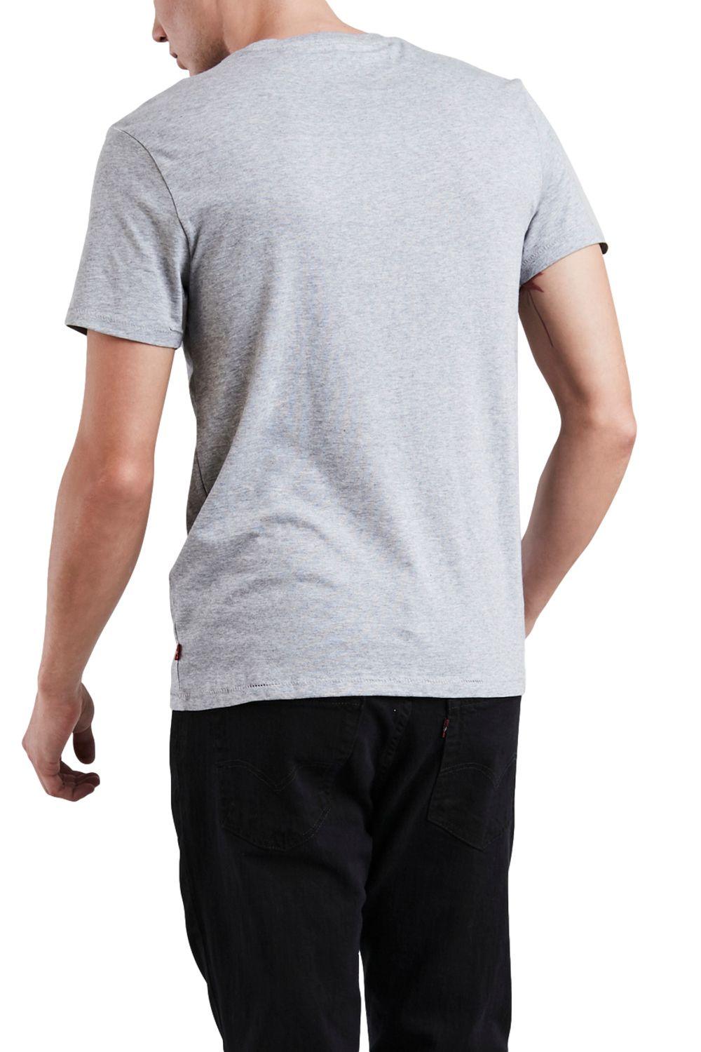 Polera Hombre Cuello Redondo Regular Fit Gris Levis 17783-0200-1