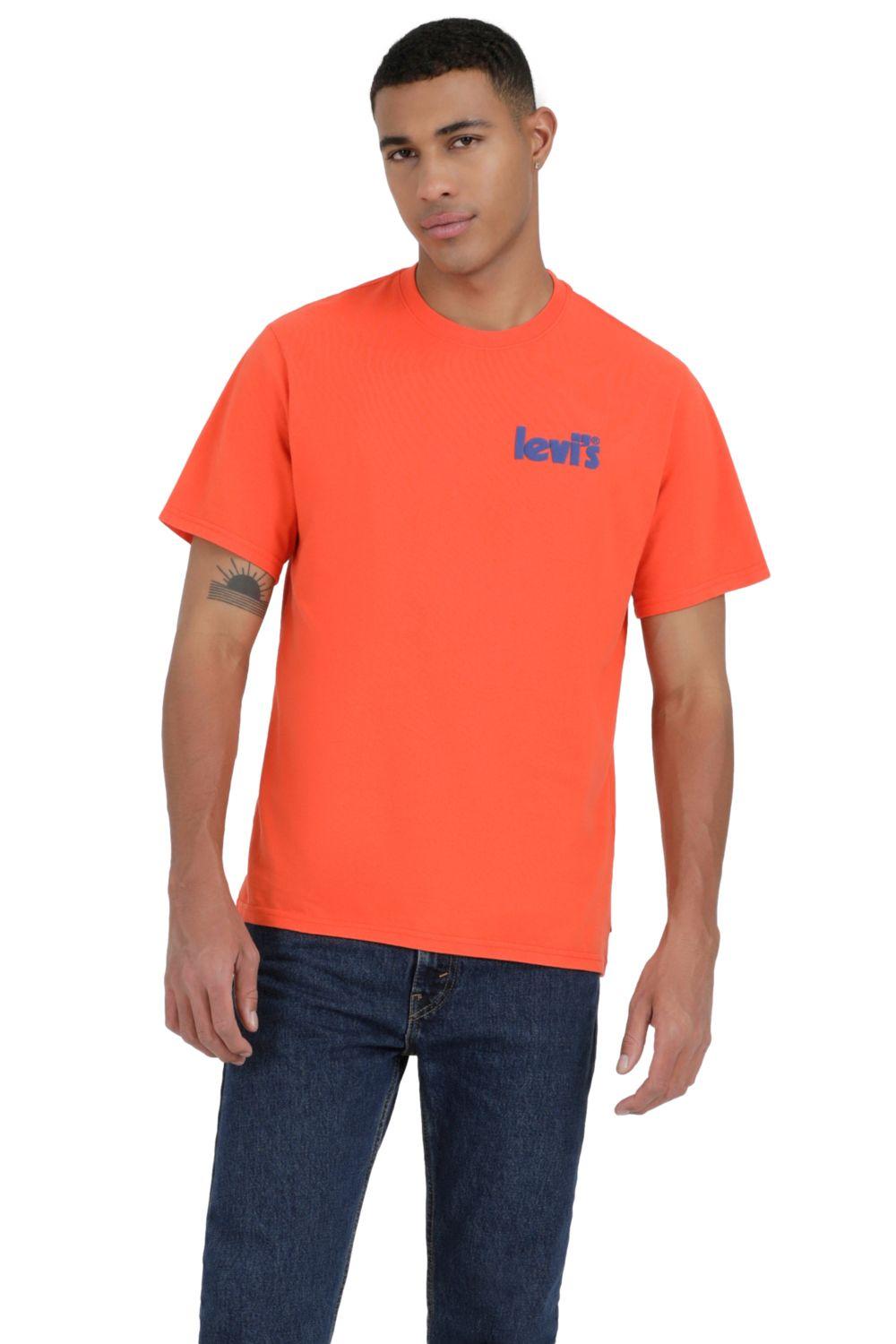 Polera Hombre Manga corta mini Batwing Rojo Levis 16143-0958-1