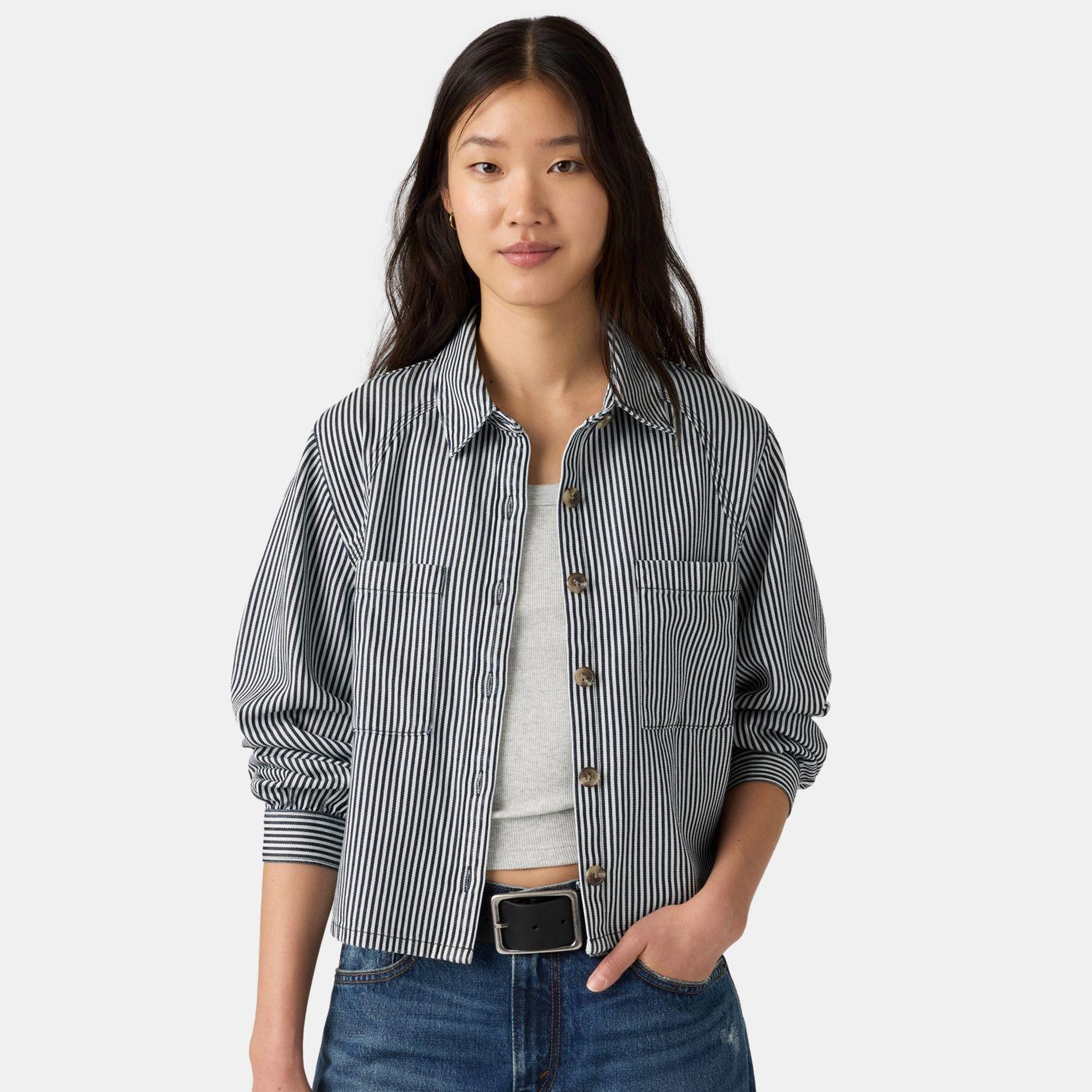 Blusa Mujer Tini Utility Shirt Azul Levis 005EV-0017-2