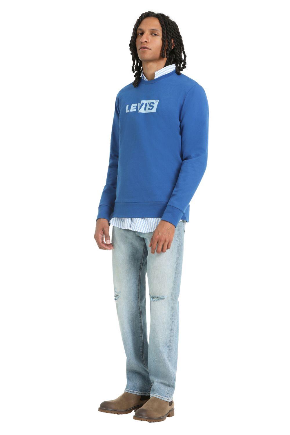 Polerón Hombre Regular Fit Box Tab Azul Levis 38796-0179-3