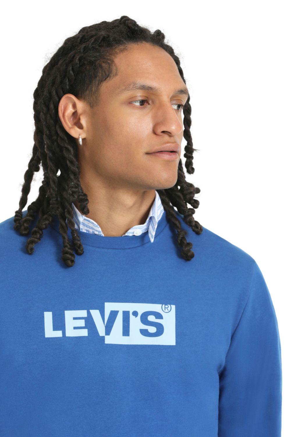 Polerón Hombre Regular Fit Box Tab Azul Levis 38796-0179-5