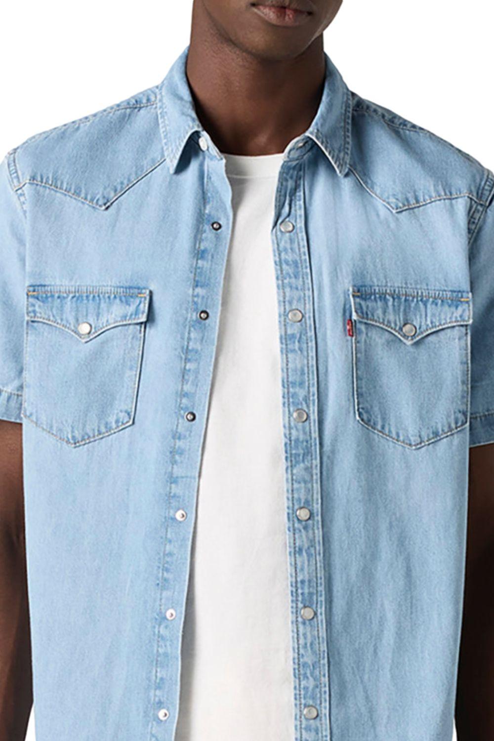 Camisa Hombre Classic Western Azul Levis 86626-0014-2