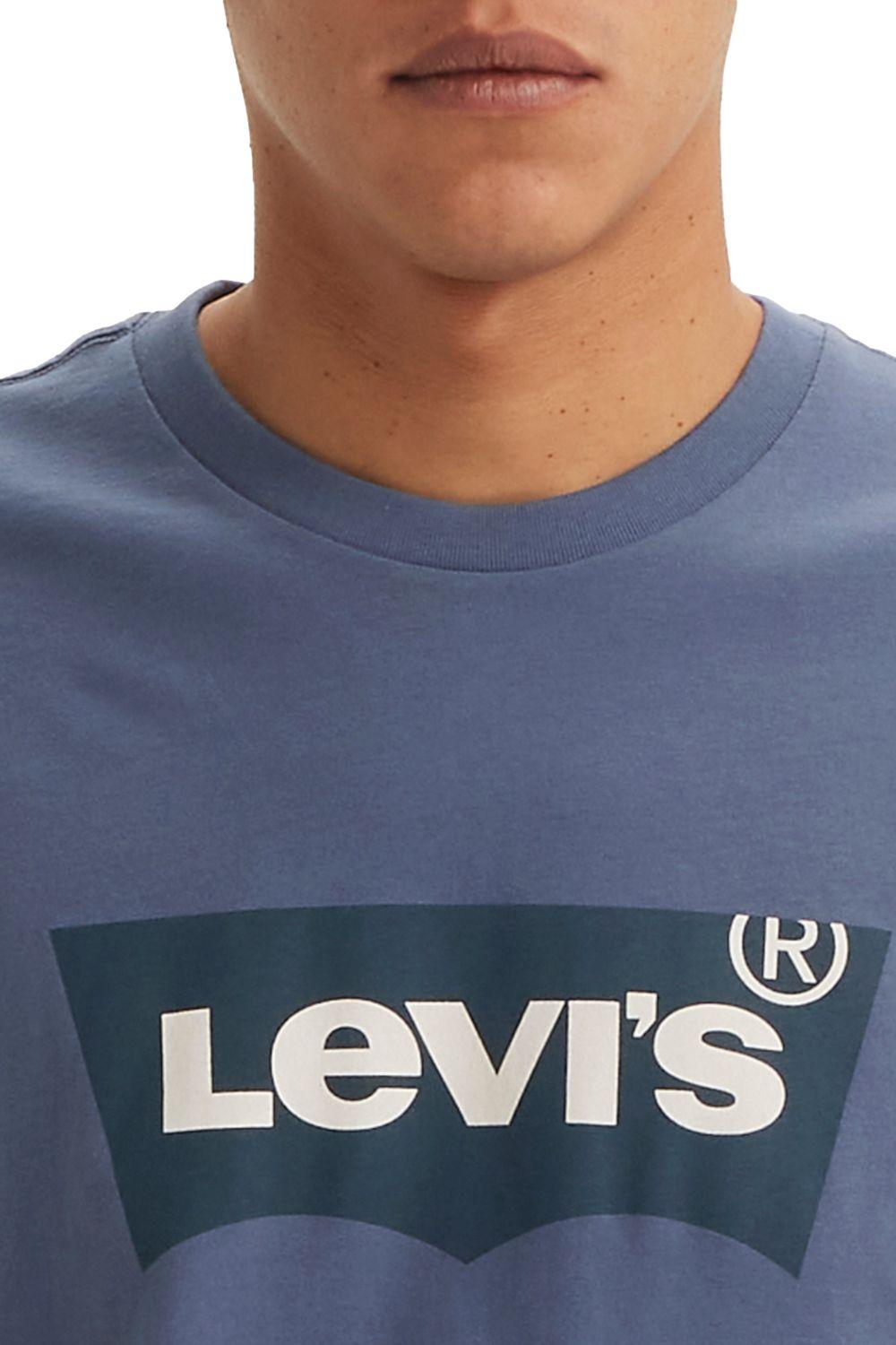 Polera Hombre Graphic Crewneck Tee Azul Levis 22491-1727-2