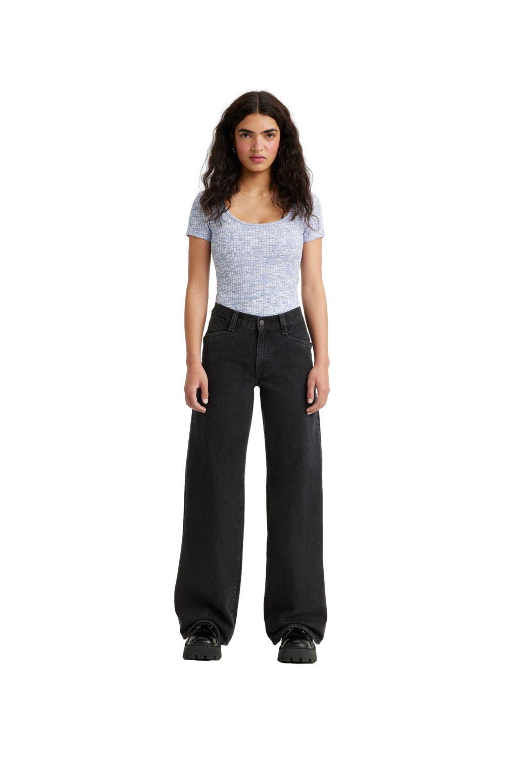 Jeans Mujer 94 Baggy Wide Leg Negro Levis A5929-0006-3