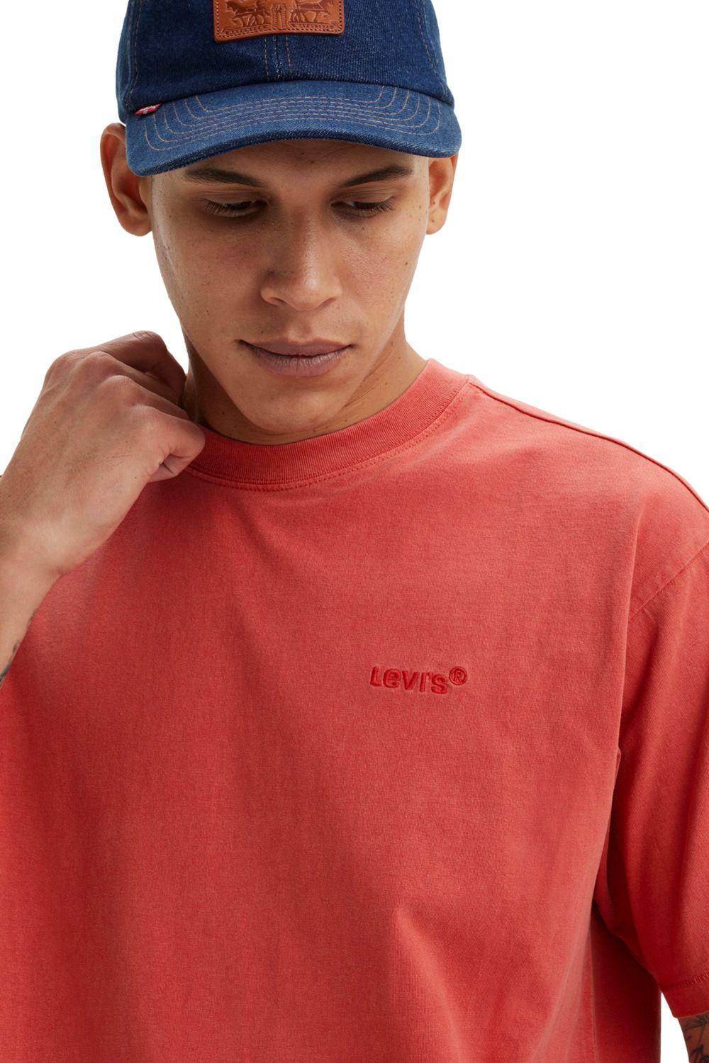 Polera Hombre Vintage Tee Rojo Levis A0637-0108-3