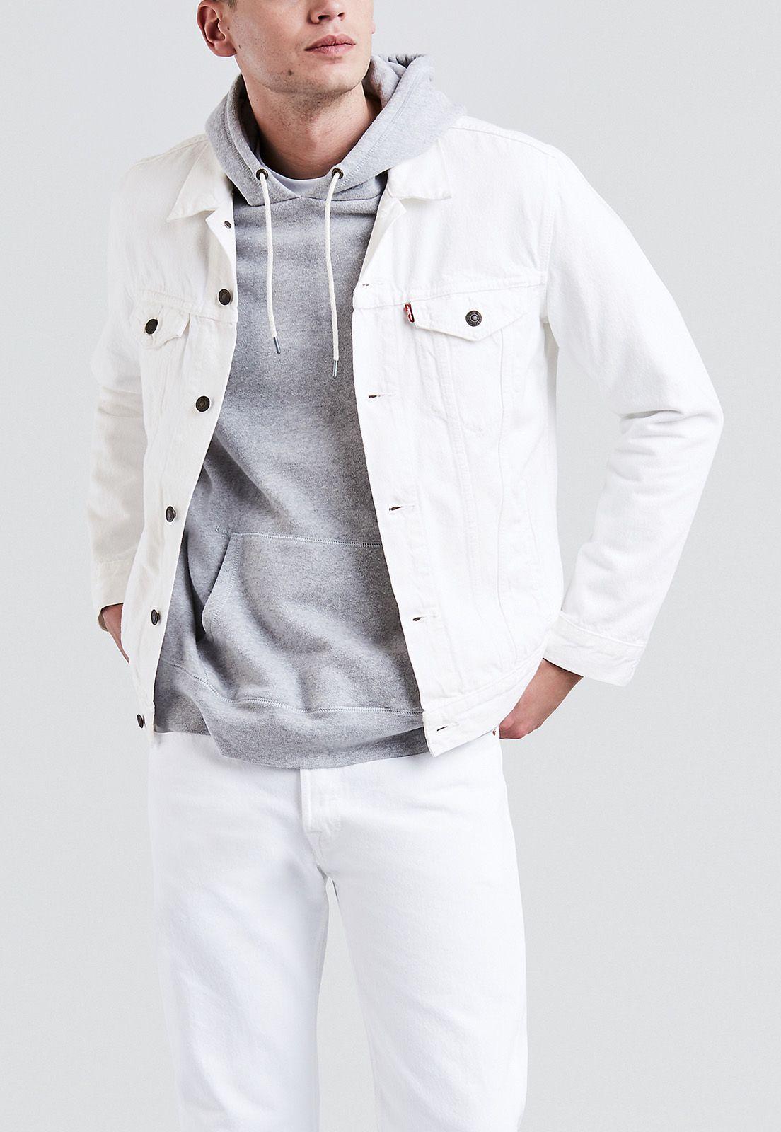Chaqueta Hombre Cuello en Punta Blanco Levis 72334-0292-0